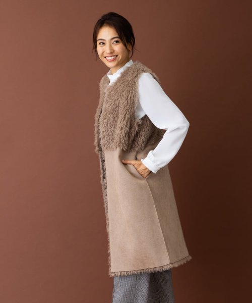 リバーシブル切替ロングジレ 