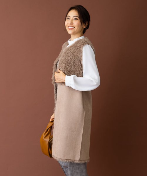 リバーシブル切替ロングジレ 