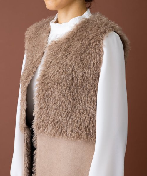 リバーシブル切替ロングジレ 