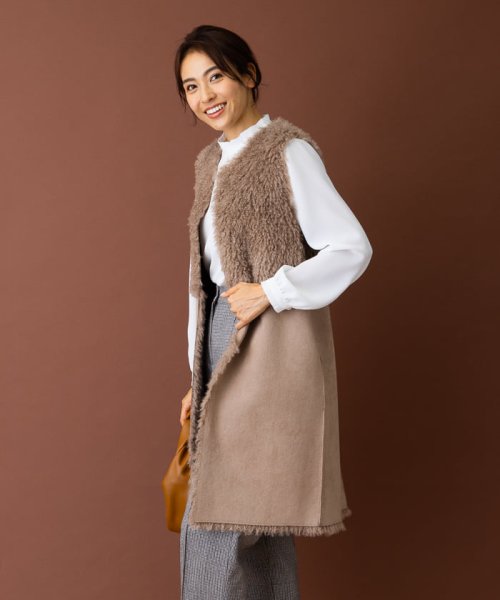 リバーシブル切替ロングジレ 