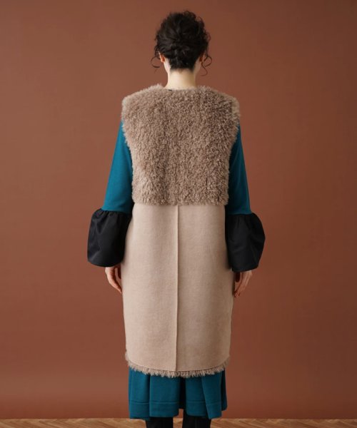 リバーシブル切替ロングジレ 