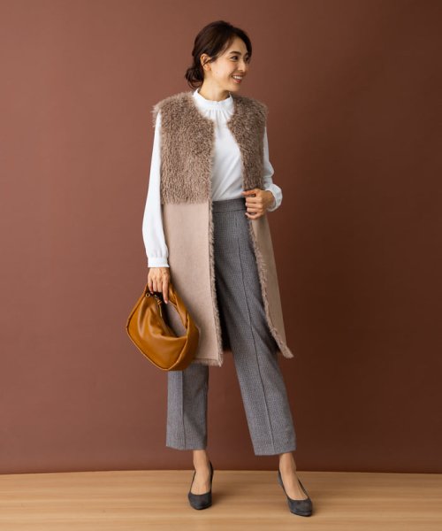 リバーシブル切替ロングジレ 