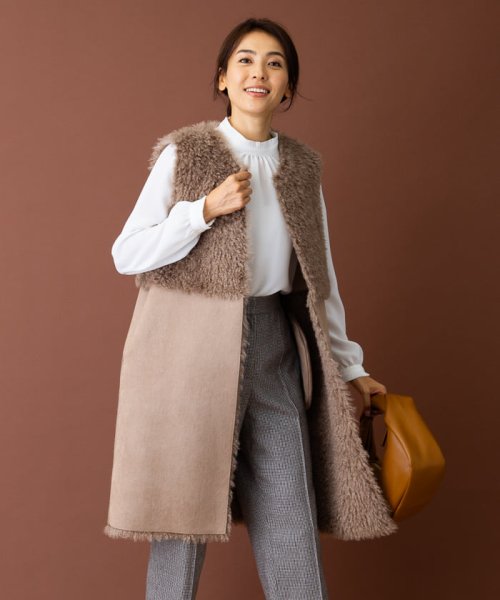 リバーシブル切替ロングジレ 