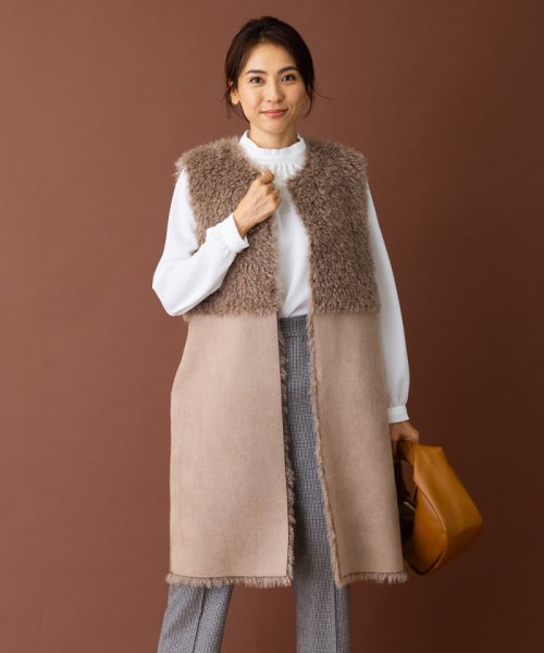 リバーシブル切替ロングジレ 