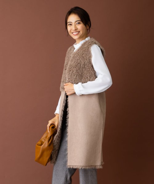 リバーシブル切替ロングジレ 