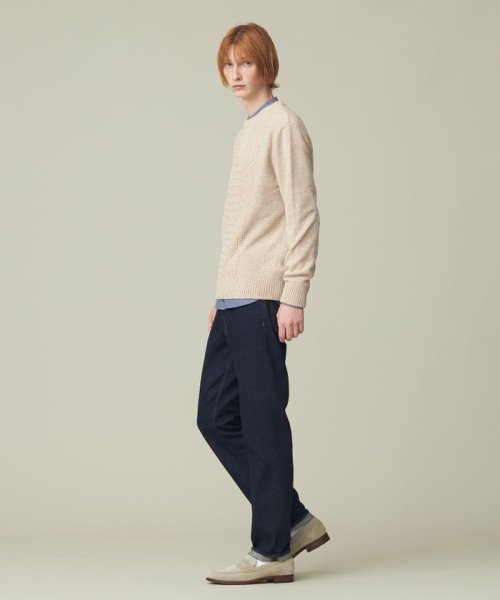 J.PRESS MENS(J．プレス　メンズ)/【Cash Lamb's Wool】ケーブルクルーネック ニット/img12