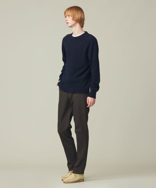 J.PRESS MENS(J．プレス　メンズ)/【Cash Lamb's Wool】ケーブルクルーネック ニット/img21