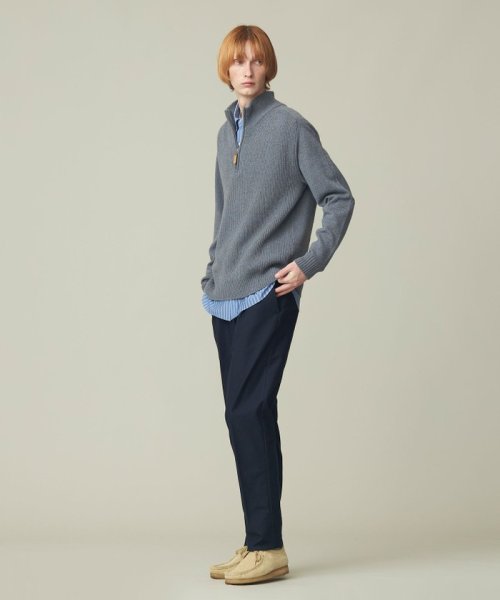 J.PRESS MENS(J．プレス　メンズ)/【Cash Lamb's Wool】畔編みハーフジップ ニット/img06