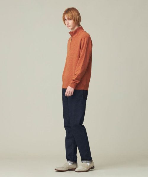 J.PRESS MENS(J．プレス　メンズ)/【Cash Lamb's Wool】畔編みハーフジップ ニット/img13