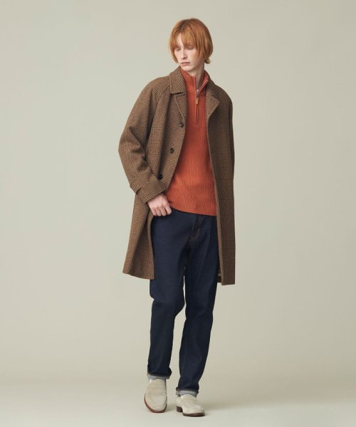 J.PRESS MENS(J．プレス　メンズ)/【Cash Lamb's Wool】畔編みハーフジップ ニット/img16