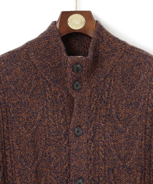 J.PRESS MENS(J．プレス　メンズ)/【Cash Lamb's Wool】ケーブルニット カーディガン/img12