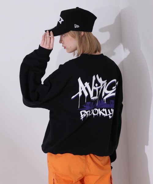 AVIREX(AVIREX)/《WEB限定》TAGGING BROOKLYN CREW NECK SWEAT/img04