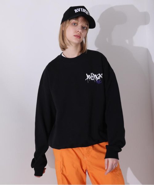 AVIREX(AVIREX)/《WEB限定》TAGGING BROOKLYN CREW NECK SWEAT/img05