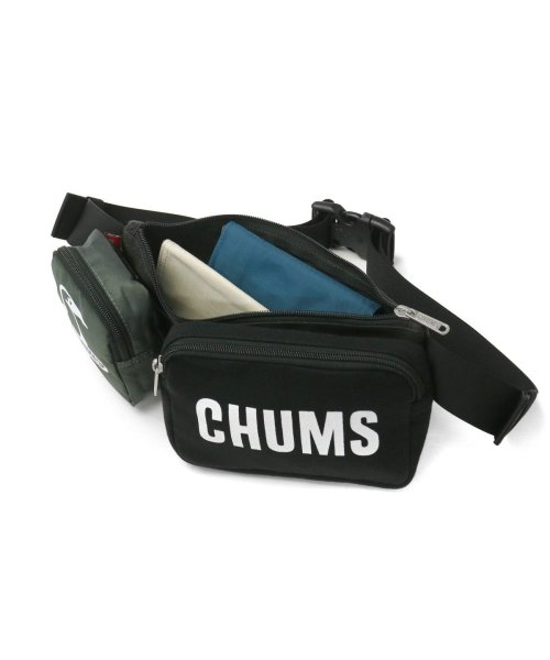 CHUMS(チャムス)/チャムス ボディバッグ キッズ ウエストバッグ CHUMS ポーチ ブランド 3 Pouch Body Bag Sweat Nylon CH60－3457/img13