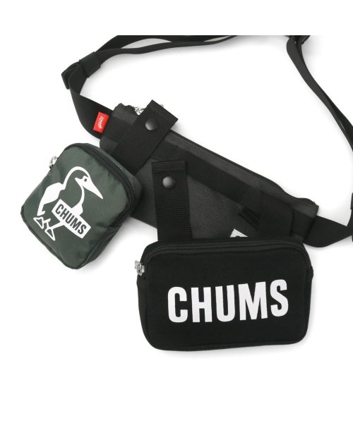 CHUMS(チャムス)/チャムス ボディバッグ キッズ ウエストバッグ CHUMS ポーチ ブランド 3 Pouch Body Bag Sweat Nylon CH60－3457/img17