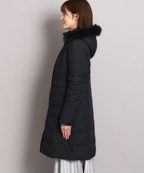 【洗える/エコ】800フィルパワーの高品質！機能性と美シルエットを叶えるダウンコート ミュラー種ホワイトダックの大きいダウンボールを使用しているため