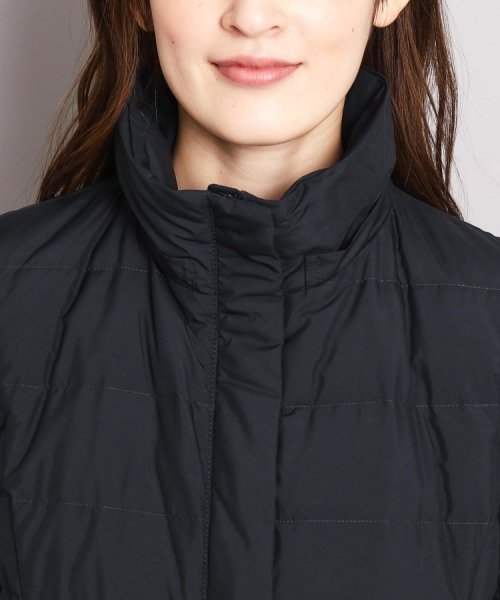 【洗える/エコ】800フィルパワーの高品質！機能性と美シルエットを叶えるダウンコート ミュラー種ホワイトダックの大きいダウンボールを使用しているため