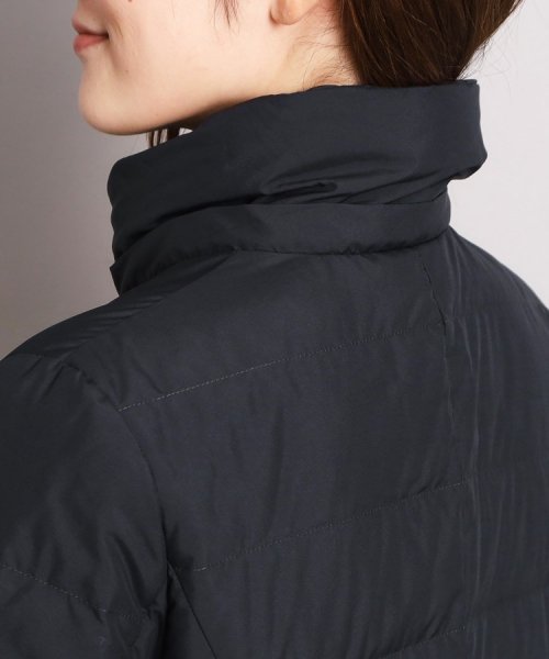 【洗える/エコ】800フィルパワーの高品質！機能性と美シルエットを叶えるダウンコート ミュラー種ホワイトダックの大きいダウンボールを使用しているため