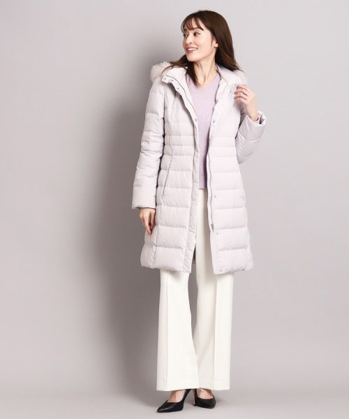 【洗える/エコ】800フィルパワーの高品質！機能性と美シルエットを叶えるダウンコート ミュラー種ホワイトダックの大きいダウンボールを使用しているため