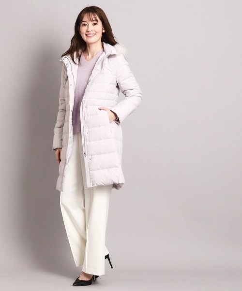 【洗える/エコ】800フィルパワーの高品質！機能性と美シルエットを叶えるダウンコート ミュラー種ホワイトダックの大きいダウンボールを使用しているため