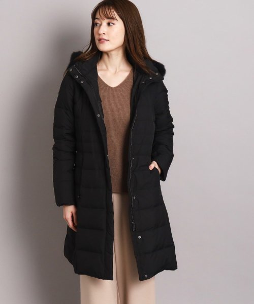 【洗える/エコ】800フィルパワーの高品質！機能性と美シルエットを叶えるダウンコート ミュラー種ホワイトダックの大きいダウンボールを使用しているため