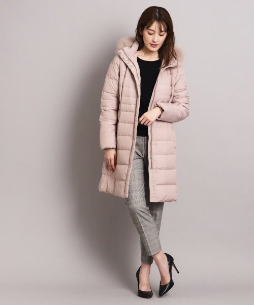 【洗える/エコ】800フィルパワーの高品質！機能性と美シルエットを叶えるダウンコート ミュラー種ホワイトダックの大きいダウンボールを使用しているため