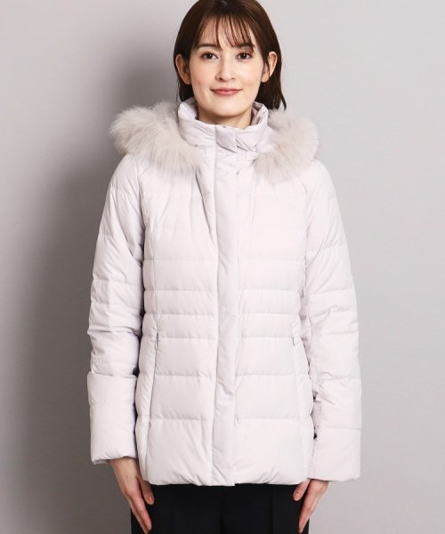 【洗える/エコ】800フィルパワーの高品質！機能性と美シルエットを叶えるダウンコート ミュラー種ホワイトダックの大きいダウンボールを使用しているため