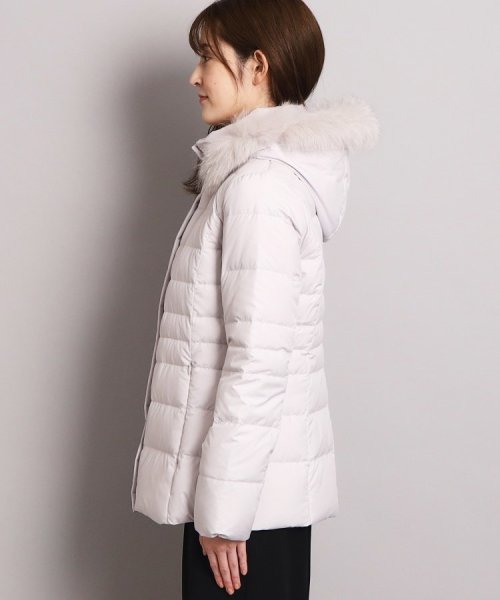 【洗える/エコ】800フィルパワーの高品質！機能性と美シルエットを叶えるダウンコート ミュラー種ホワイトダックの大きいダウンボールを使用しているため