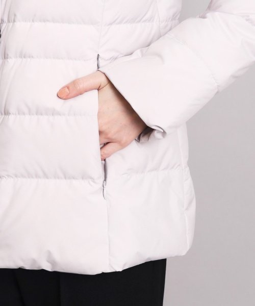 【洗える/エコ】800フィルパワーの高品質！機能性と美シルエットを叶えるダウンコート ミュラー種ホワイトダックの大きいダウンボールを使用しているため