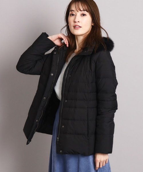 【洗える/エコ】800フィルパワーの高品質！機能性と美シルエットを叶えるダウンコート ミュラー種ホワイトダックの大きいダウンボールを使用しているため