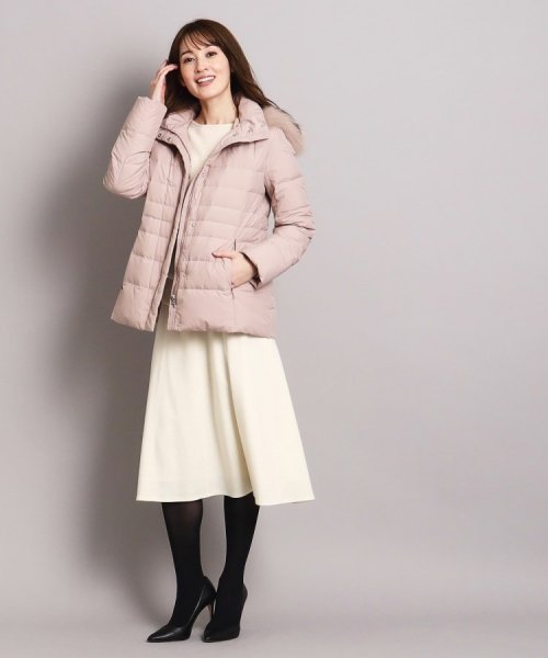 【洗える/エコ】800フィルパワーの高品質！機能性と美シルエットを叶えるダウンコート ミュラー種ホワイトダックの大きいダウンボールを使用しているため