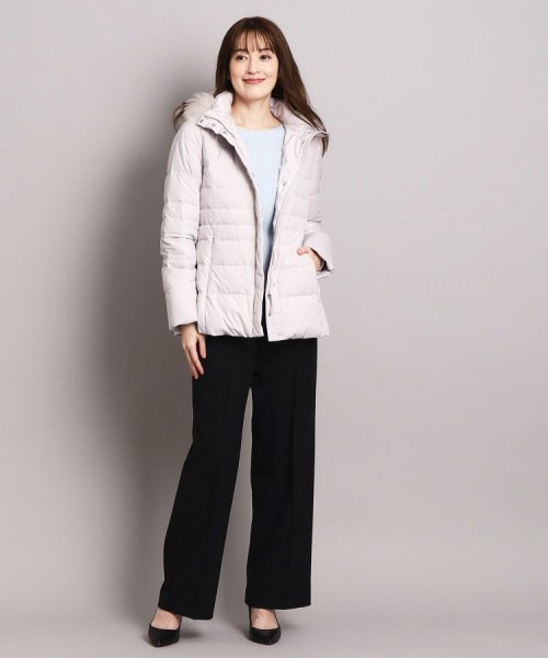 【洗える/エコ】800フィルパワーの高品質！機能性と美シルエットを叶えるダウンコート ミュラー種ホワイトダックの大きいダウンボールを使用しているため