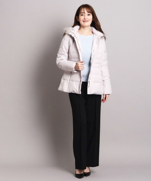 【洗える/エコ】800フィルパワーの高品質！機能性と美シルエットを叶えるダウンコート ミュラー種ホワイトダックの大きいダウンボールを使用しているため