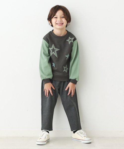 THE SHOP TK（KID）(ザ　ショップ　ティーケー（キッズ）)/【110－150】タックチェックパンツ/お家で洗える/img07