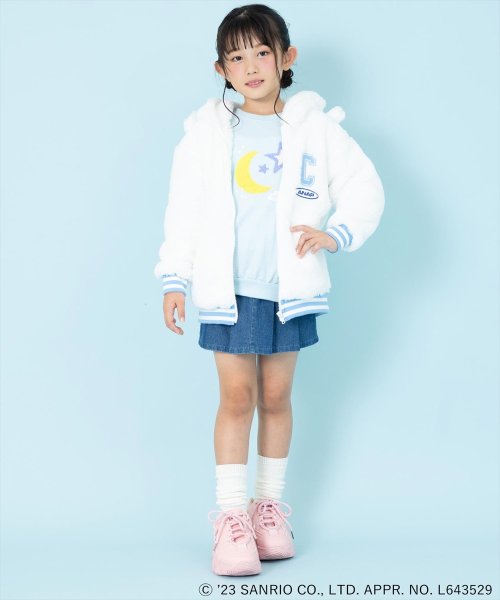 ANAP KIDS(アナップキッズ)/ANAPKIDS×シナモロール耳付きボアジップパーカー【ジュニアお揃い】/img04