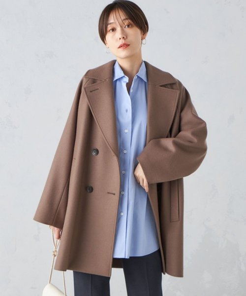 SUPER170 メルトン テントライン ミディ コート ◇ コート テントライン ◇ ミディ SUPER170 メルトン LW2416157655(18533円)