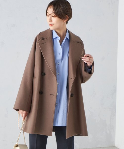 SUPER170 メルトン テントライン ミディ コート ◇ コート テントライン ◇ ミディ SUPER170 メルトン LW2416157655(18533円)