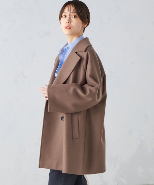 SUPER170 メルトン テントライン ミディ コート ◇ コート テントライン ◇ ミディ SUPER170 メルトン LW2416157655(18533円)