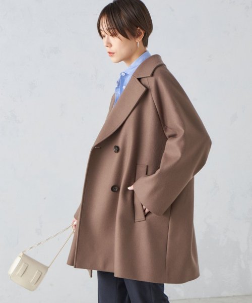 SUPER170 メルトン テントライン ミディ コート ◇ コート テントライン ◇ ミディ SUPER170 メルトン LW2416157655(18533円)