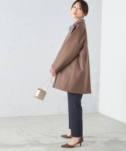 SUPER170 メルトン テントライン ミディ コート ◇ コート テントライン ◇ ミディ SUPER170 メルトン LW2416157655(18533円)