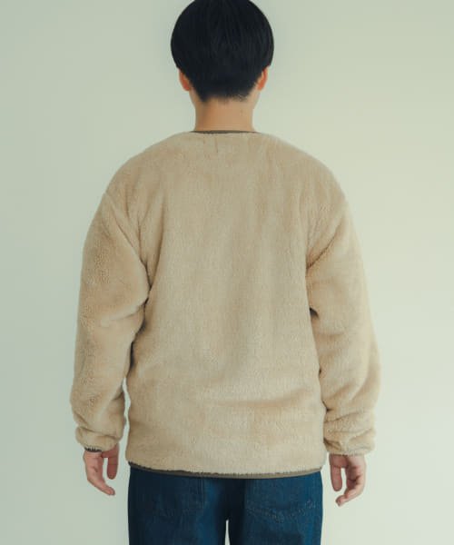 ITEMS URBANRESEARCH(アイテムズアーバンリサーチ（メンズ）)/Healthknit　Sherpa Fleece Zip Cardigan/img03