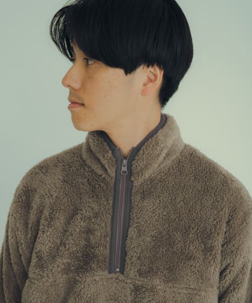 ITEMS URBANRESEARCH(アイテムズアーバンリサーチ（メンズ）)/Healthknit　Sherpa Fleece Half－Zip Jacket/img04