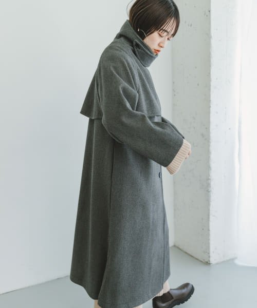 ITEMS URBANRESEARCH(アイテムズ アーバンリサーチ（レディース）)/ヘリンボーンコート/img17