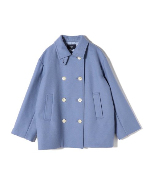 SHIPS Colors:メルトン ショート Pコート SHIPS