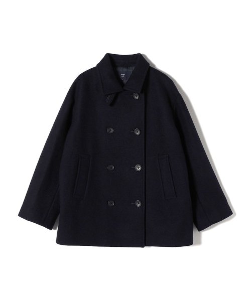 SHIPS Colors:メルトン ショート Pコート SHIPS