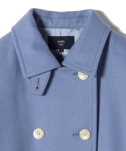 SHIPS Colors:メルトン ショート Pコート SHIPS