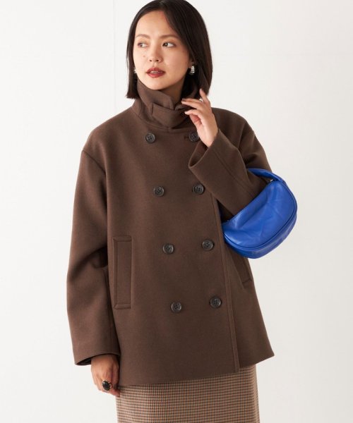 SHIPS Colors:メルトン ショート Pコート SHIPS