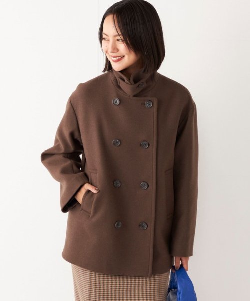 SHIPS Colors:メルトン ショート Pコート SHIPS