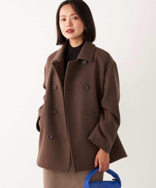 SHIPS Colors:メルトン ショート Pコート SHIPS