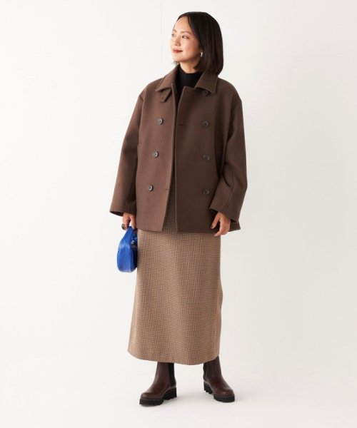 SHIPS Colors:メルトン ショート Pコート SHIPS